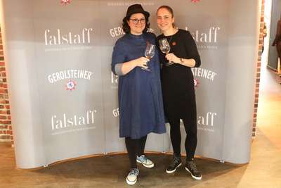 Falstaff Deutschland Barfrau des Jahres 2018 mit Begleitung.
