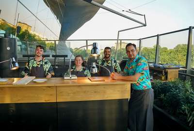 München: Hawaiianisches Rooftop BBQ in der »Bavarie by Käfer«
