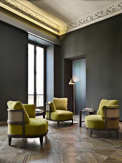 Bei dem » Promenade Lounge Chair« wird das klassische Wiener Flechtmuster von Designer Philippe Nigro neu interpretiert. gebruederthonetvienna.com