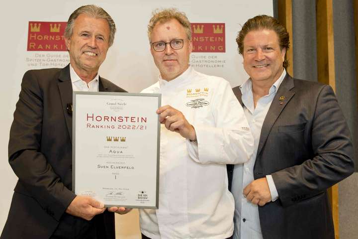 Auch Sven Elverfeld vom Restaurant »Aqua« nahm eine Auszeichnung entgegen.