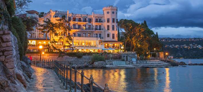 Resort Miramar in Opatija an der Kvarner Bucht.