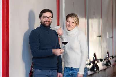 Elena und Luigi Di Camillo vom Weingut »I Fauri« erziehlen den zweiten Platz.