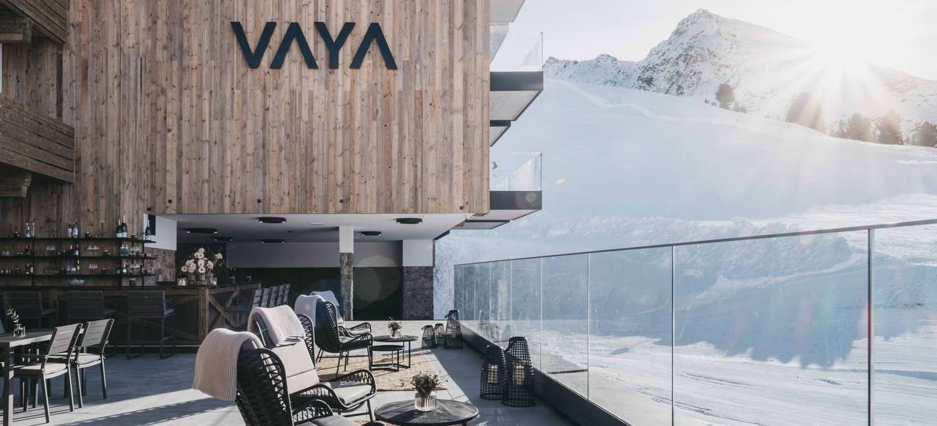 Das »VAYA Kühtai« bietet Ski-in, Ski-out mitten in den Stubaier Alpen.