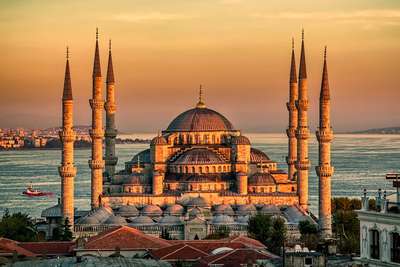 Die Blaue Moschee Istanbul.