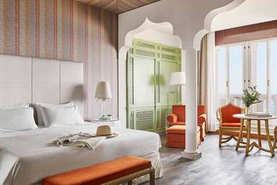 Das luxuriöse Hotel verfügt über die größten Suiten Venedigs.