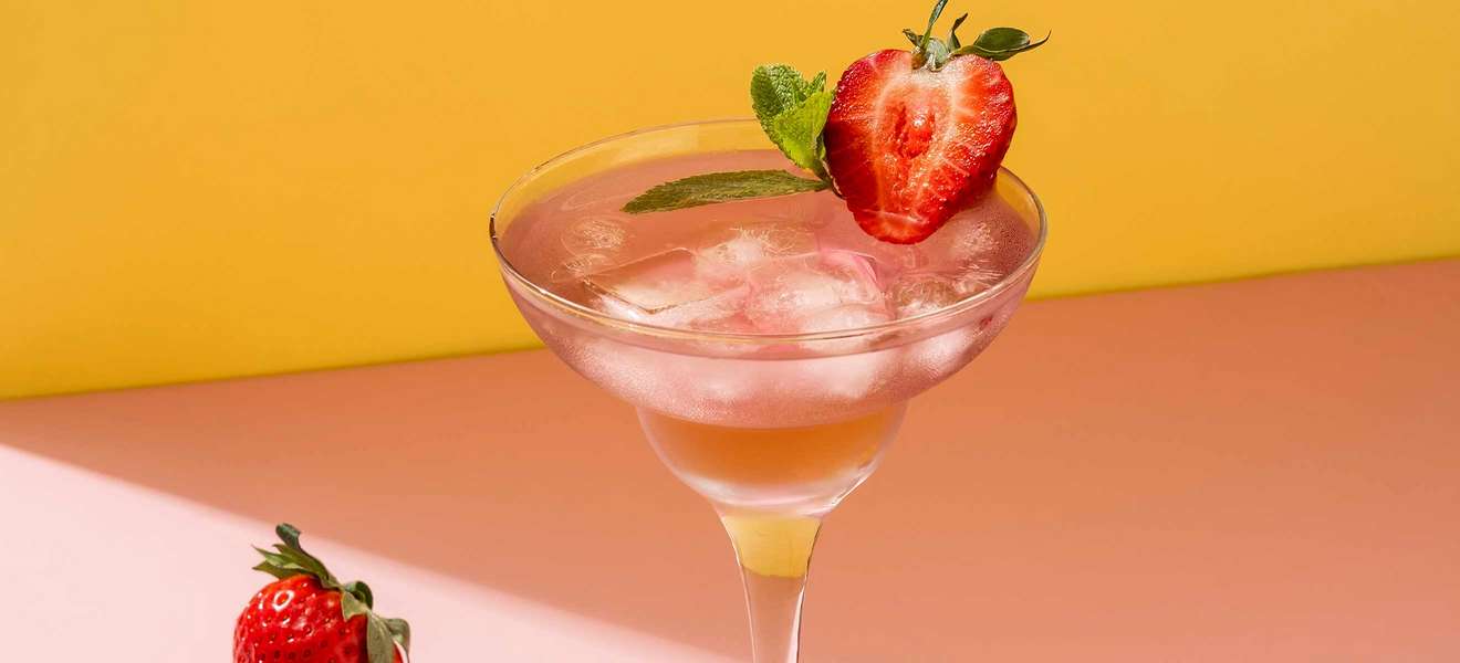 Erdbeer-Cocktail
