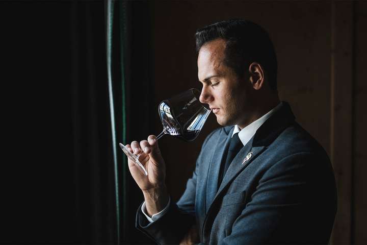 Sommelier Lukas Gerges