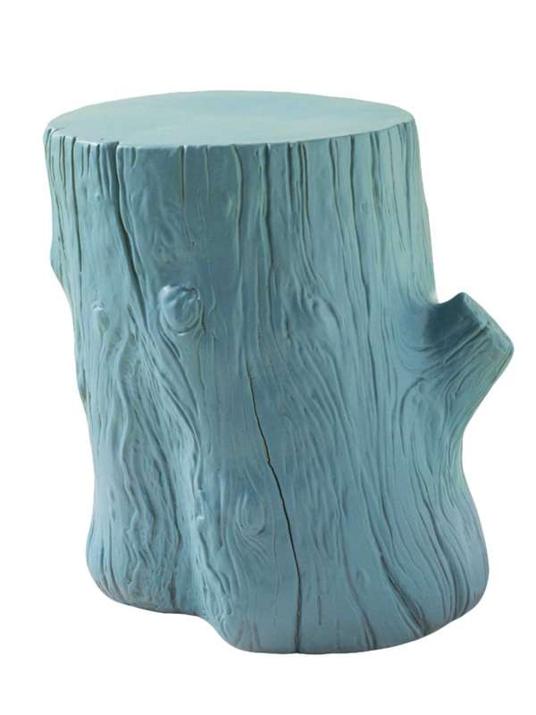 Struktur und Natur Auch nicht schlecht ist der Keramikhocker »sher.88«, der lässig einen auf Baumstumpf macht. toscot.it