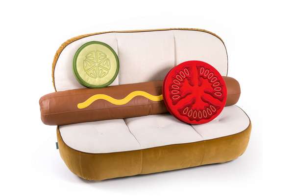 Hotdog mit Senf 