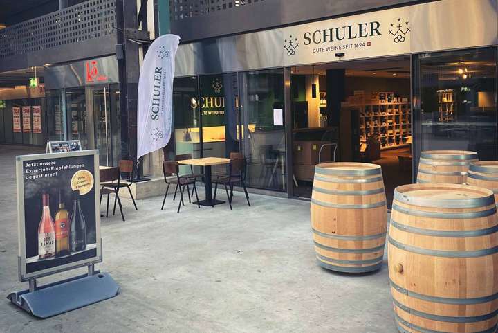 Die neuste Vinothek des Weinhandelshauses Schuler befindet sich im Plus 5 in Zürich West