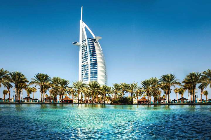 Die Metropole der Vereinigten Arabischen Emirate