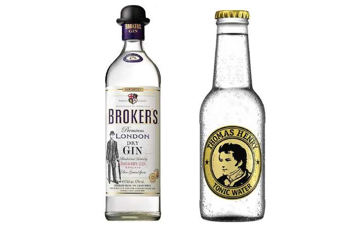 Broker’s Gin 47 % + Thomas Henry Tonic Water